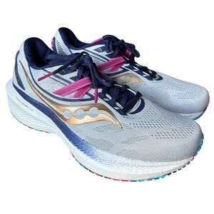 Saucony Women's Running Shoes - White and Gold